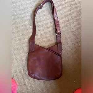 Leather satchel style bag, purchased at a specialty shop at The Greenbrier.